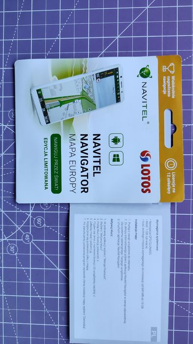 Klucz aktywacyjny nawigacji Navitel 12 miesiecy mapy Europy