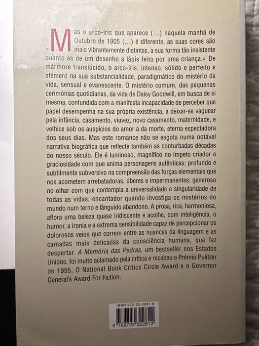 Carol Shield a memoria das pedras