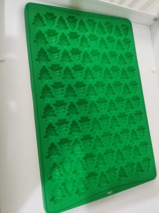 Molde Silicone Árvores de Natal | Chocolate, Gelo, Velas ou Resina