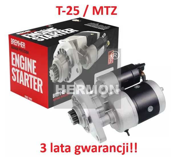 Rozrusznik T-25 Władimirec Bremher 12V 2,7kW – 3 lata gwarancji