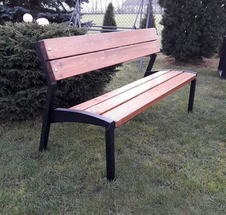 Ławka drewniana metalowa miejska producent atest