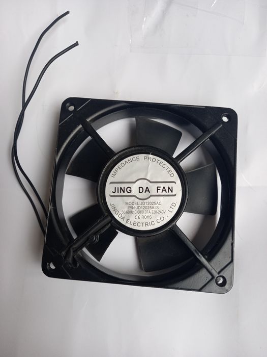 кулер вентилятор jing da fan jd12025ac 220v вольт
