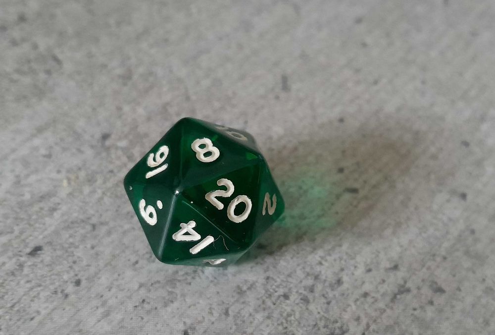 Kość do gry K20 RPG