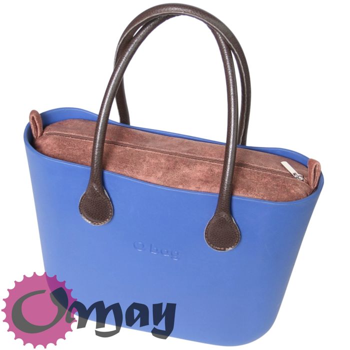 Brązowy organizer do OBAG STANDARD welur elegancki 2 kieszenie OMAY