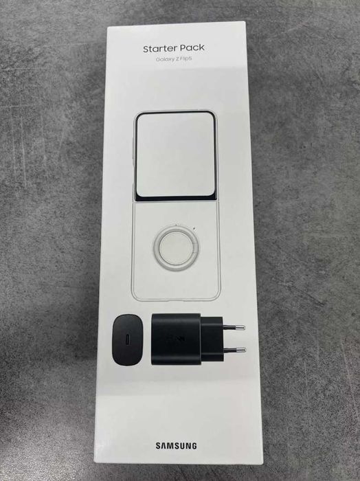 Оригинальный чехол Samsung Z Flip 5 Starter Pack + Зарядка 25W