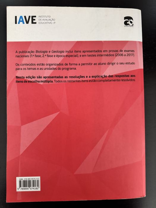 Livro preparação exame biologia e geologia edição 2018