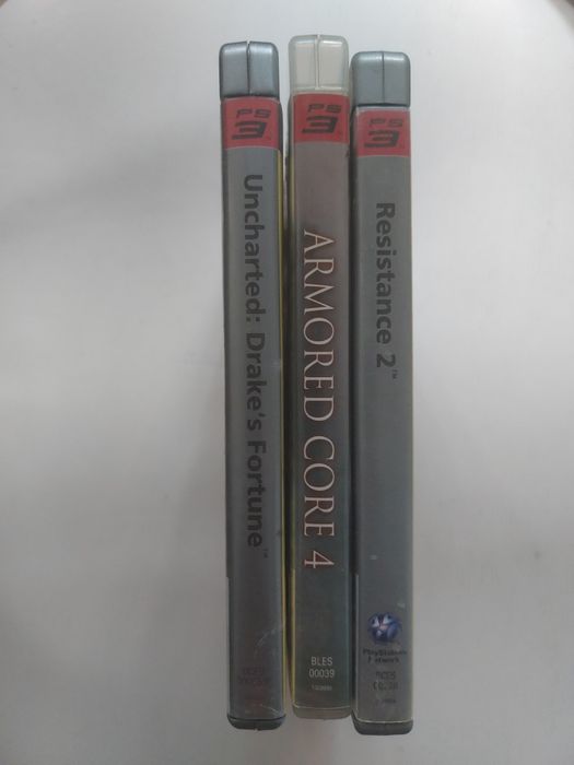 Conjunto de 3 Jogos De Ps3