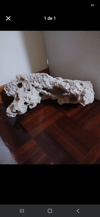 Pedra para decoração de aquário
