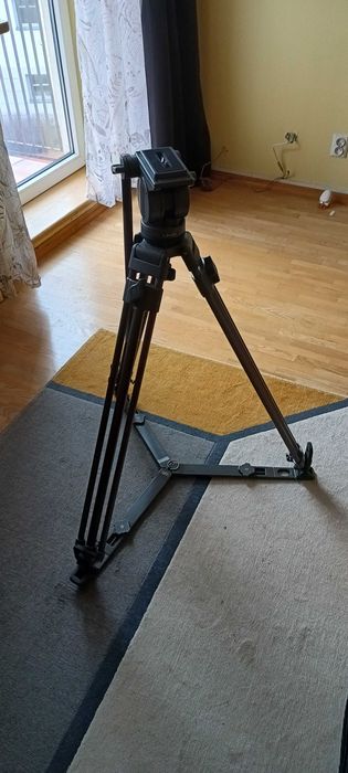 Statyw Libec T58 tripod z głowicą H37, wózek, sterownik zoom Warszawa ...