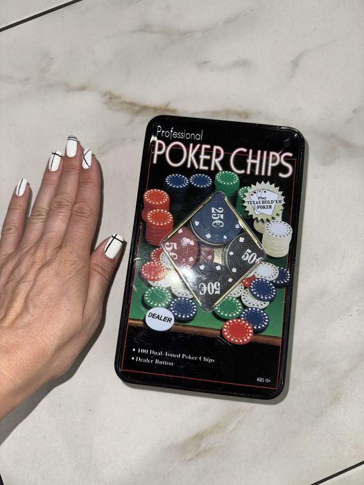 Набор для покера "Poker chips" (100 шт) фишки для покера
