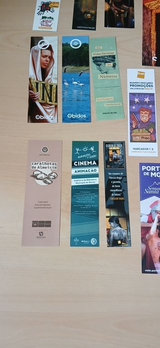 Marcadores de livros, novos