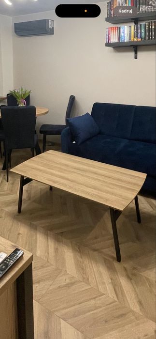 Stolik kawowy szary dąb