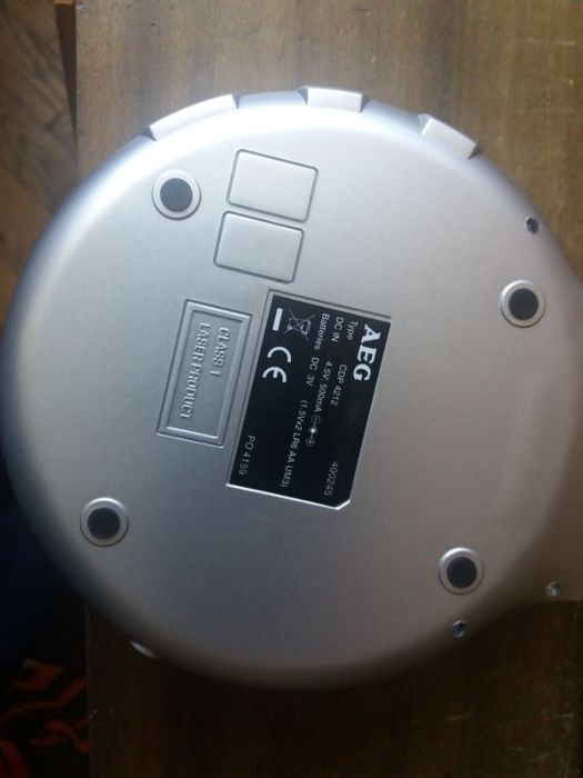 AEG NOWY Discman przenosny odtwarzacz plyt cd mp3