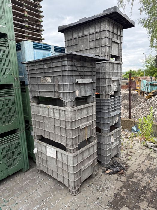 Skrzynia plastikowa, skrzyniopaleta plastikowa
