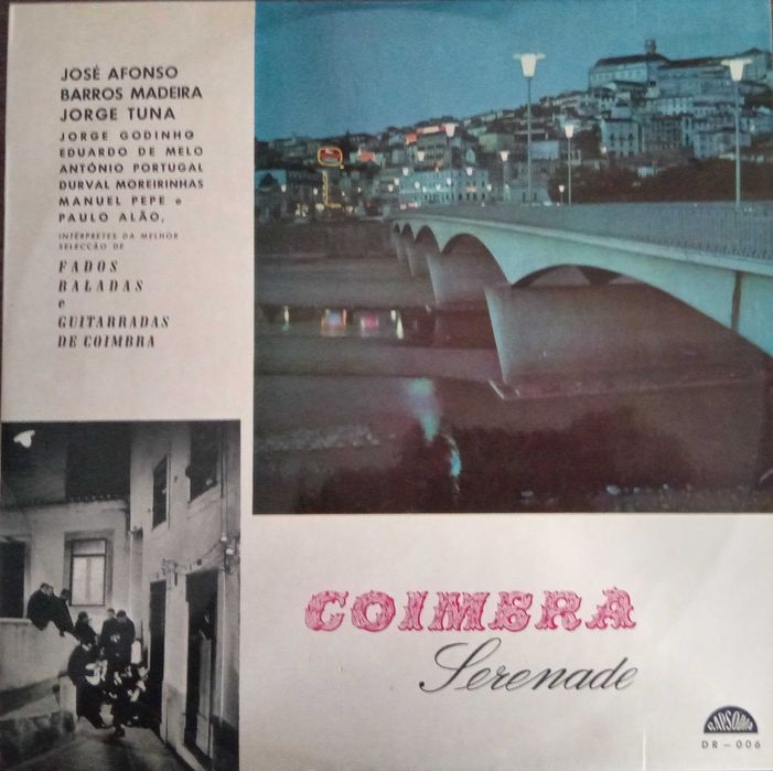José Afonso, Barros Madeira, etc. - - - - - Coimbra Serenade	- - - 	LP