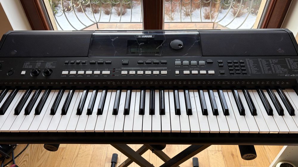 digital keyboard yamaha + książka użytkownika+pokrowiec na instrument