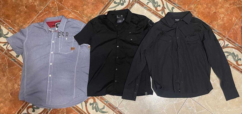 Мужские рубашки 3 шт — G-Star RAW, Big Sam / Оригинал