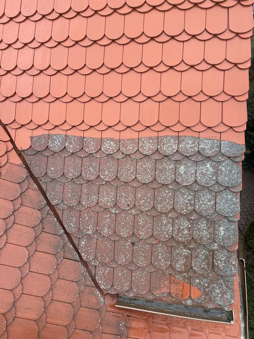 Mycie dachów i elewacji z podnośnika koszowego