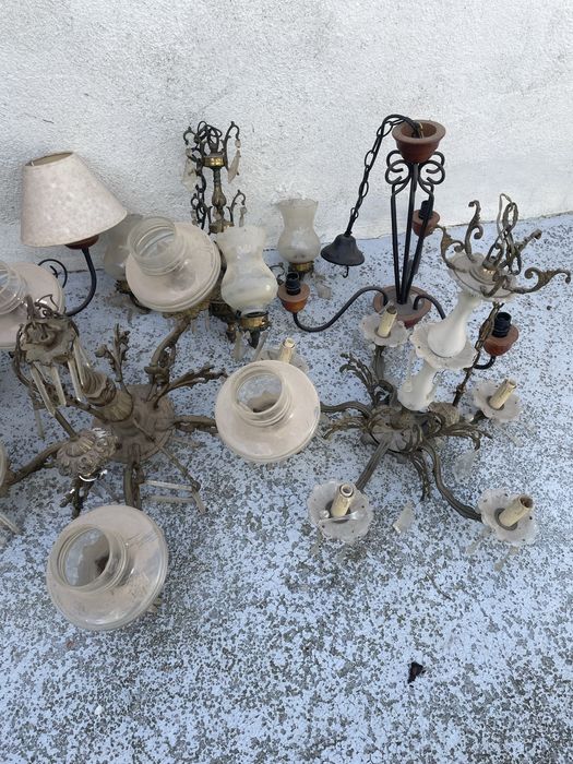 Lote candeeiros teto