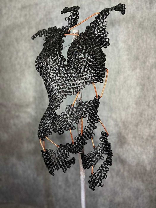 Декоративна фігура із гайок М8 (повністю ручна робота)