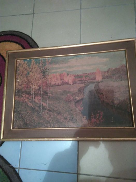Lustro stare rama obraz