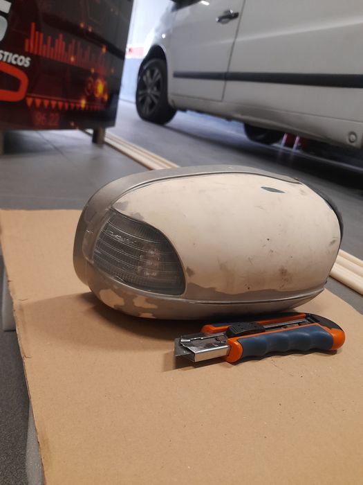 Retrovisor direito lado pendura Mercedes E200 CDI 2003 elétrico e  aqu