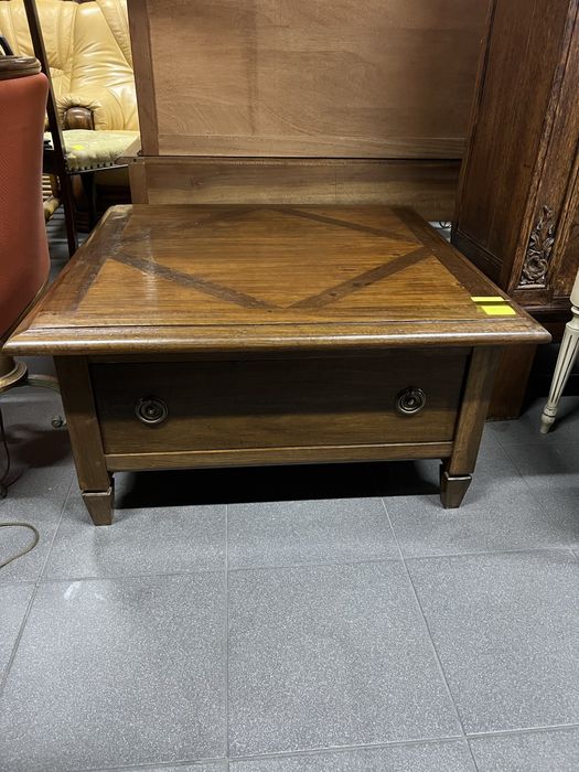 Dębowy Stolik kwadratowy z szuflladą/Raty