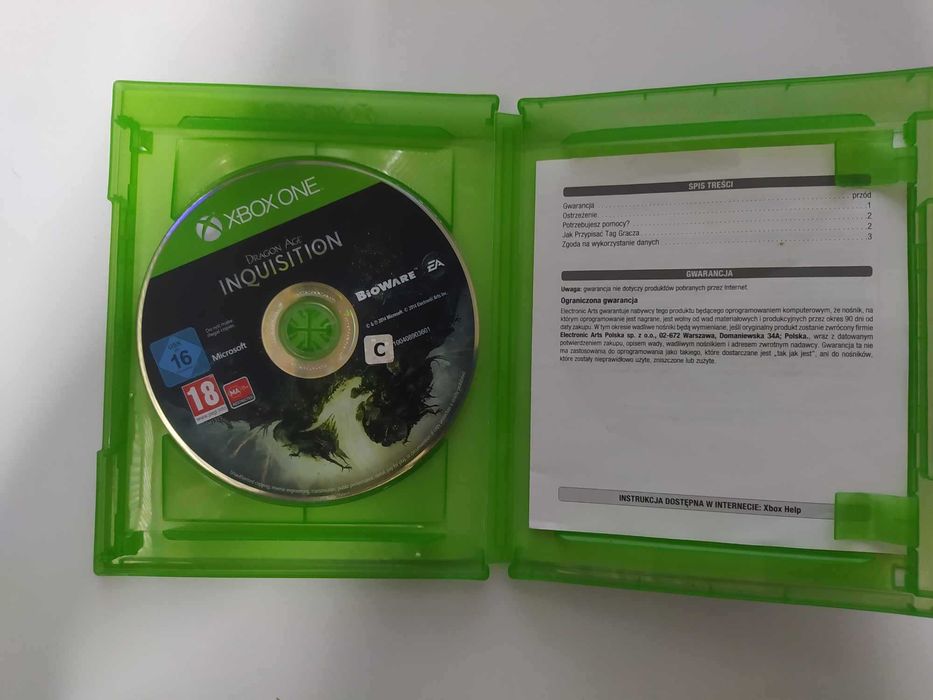 Dragon Age: Inkwizycja Xbox One Polskie napisy w grze