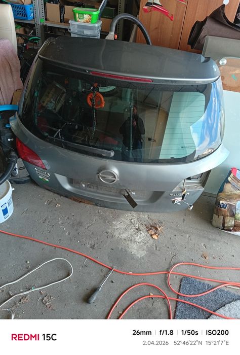 Klapa bagażnika opel astra j kombi