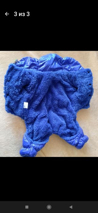 Продам комбинезон , костюм , куртка для маленькой собачки , размер S,