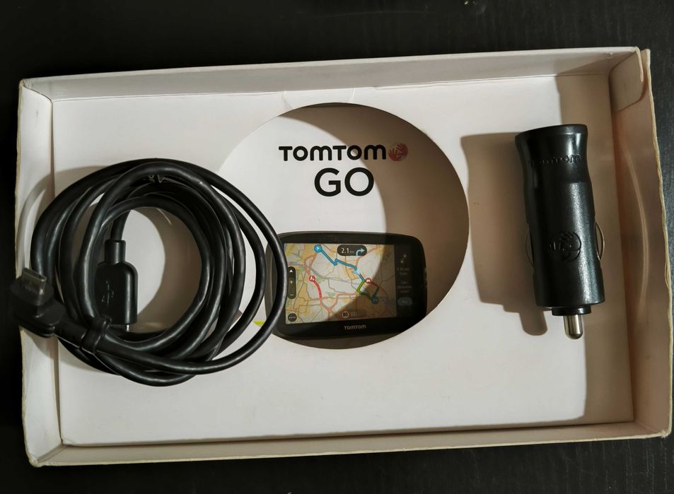 GPS TomTom GO 50 com caixa original – Excelente estado