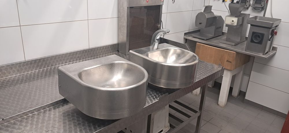 Zlew higieniczny nierdzewny