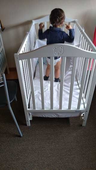 Cama de grades CARBEBE Urso branco