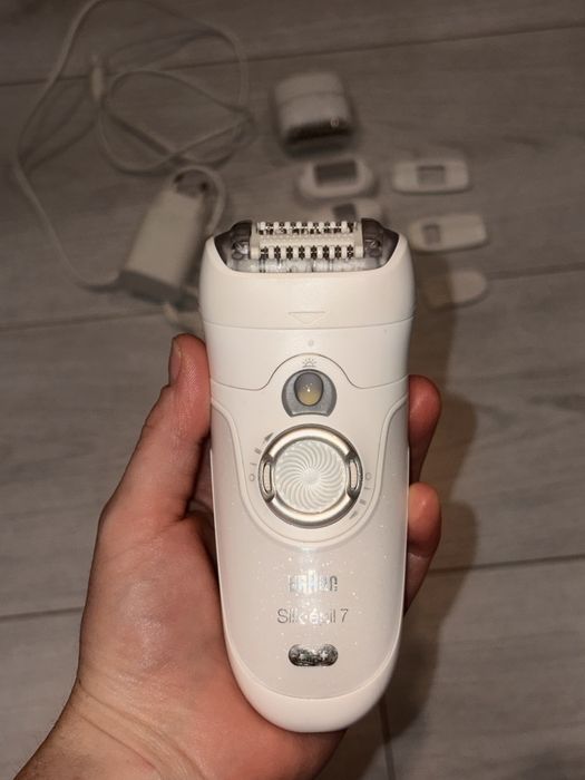 Depilator bezprzewodowy Braun Silk Epil 7 depilacja na sucho i mokro