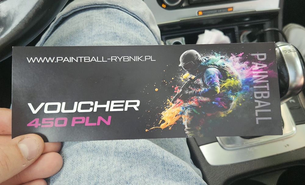 Sprzedam voucher na Pintballa