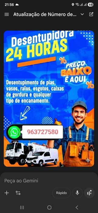 Canalização 24 horas