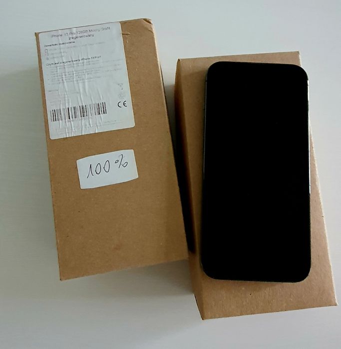 IPhone 13 pro, jak z fabryki , gwarancja ISpot,  128 GB , Grafit