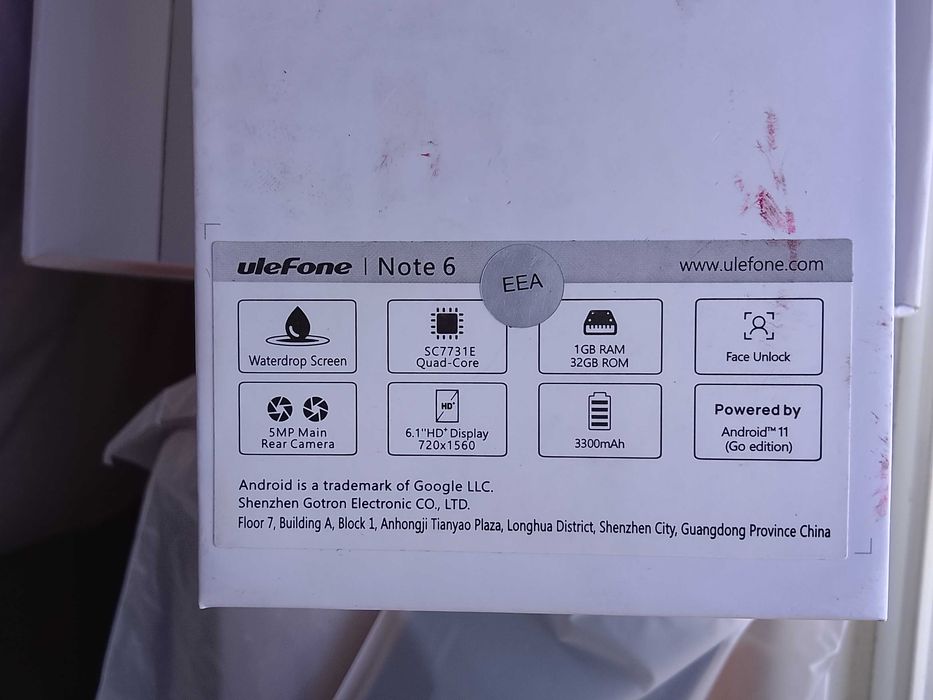Vendo telemovel Ulefone note 6