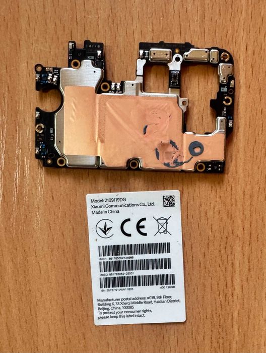 Материнская плата Xiaomi Mi 11 Lite 5G NE 6/128GB