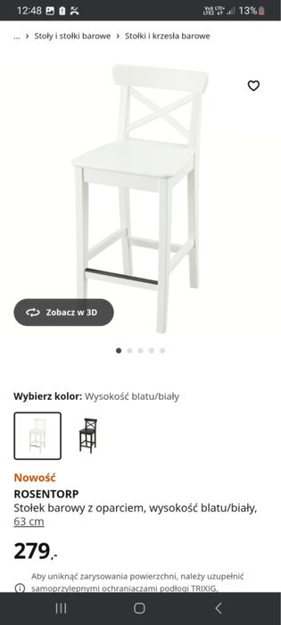 Krzesła Ikea 3 w cenie 1