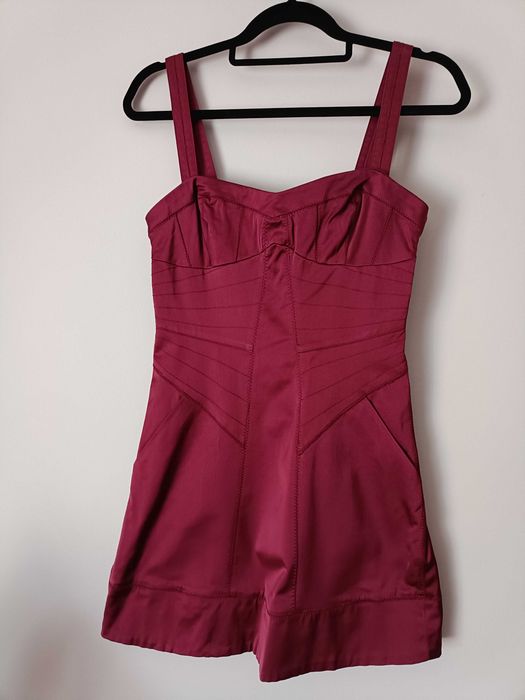 Vestido mango  bordeaux