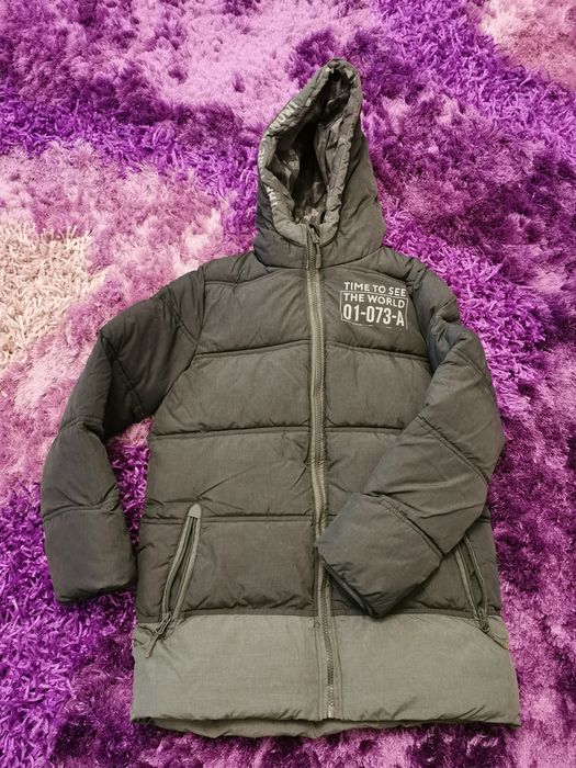 Kurtka zimowa r. 146, super wykonana. Jak nowa!