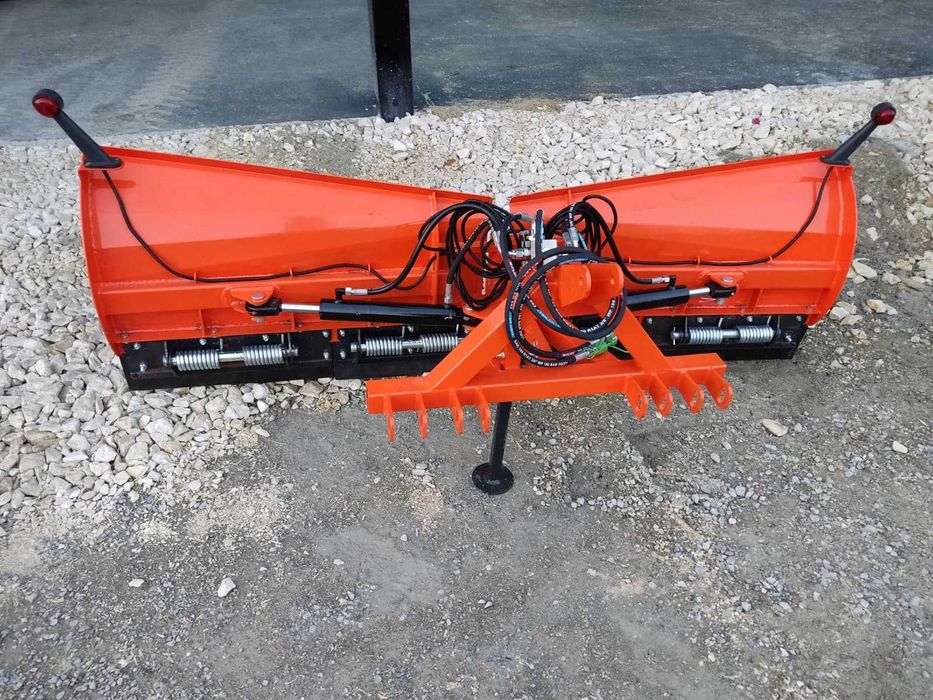 Pług do śniegu strzałka lekki zabezpieczenie sprężynowe- oświetlenie