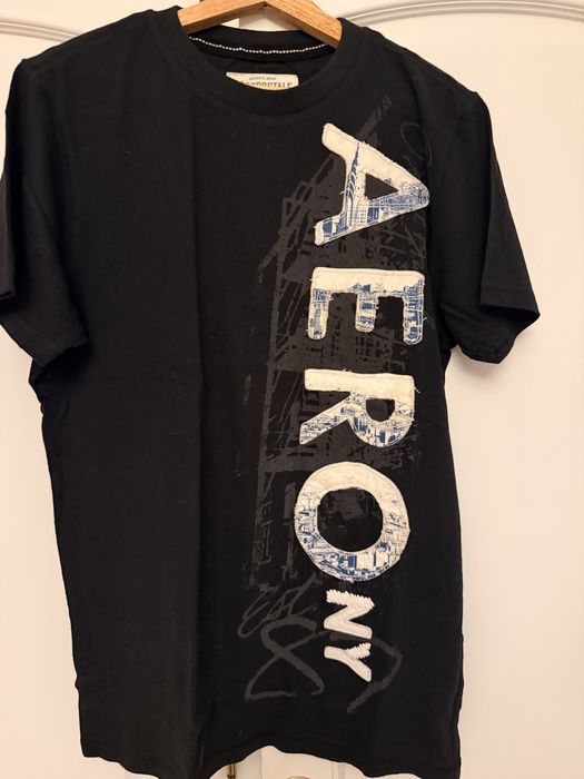 T-shirt Aéropostale Preta – Tamanho M – Original