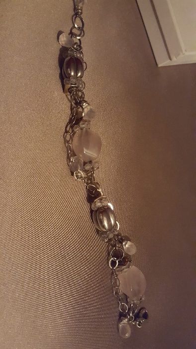 Pulseira prata contrastada Minucias