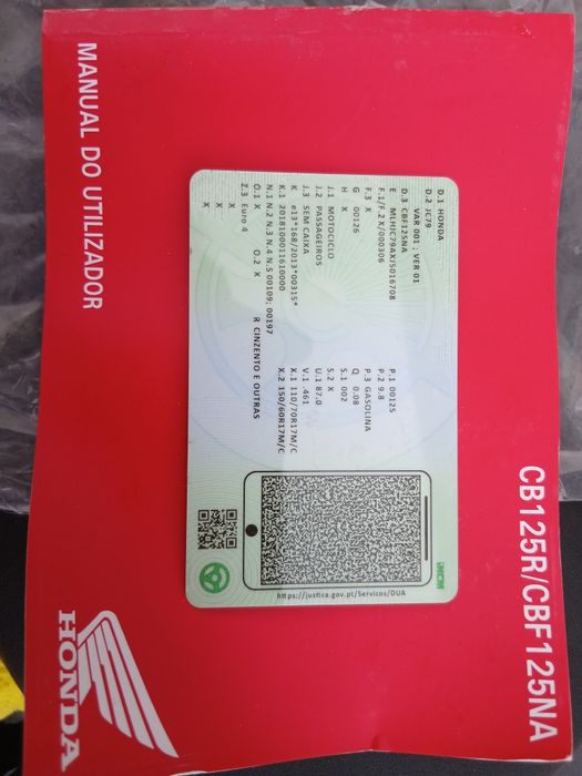 Para venda Honda cb125r