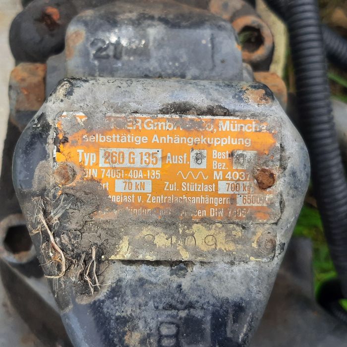 Zaczep do samochodu cieżarowego