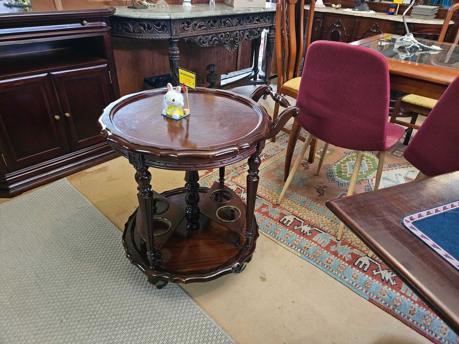 Carrinho de chá/bar em madeira - Muito bom estado geral