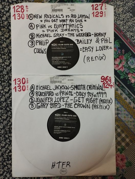 Lote de 2 LP's vinil DMC edição limitada