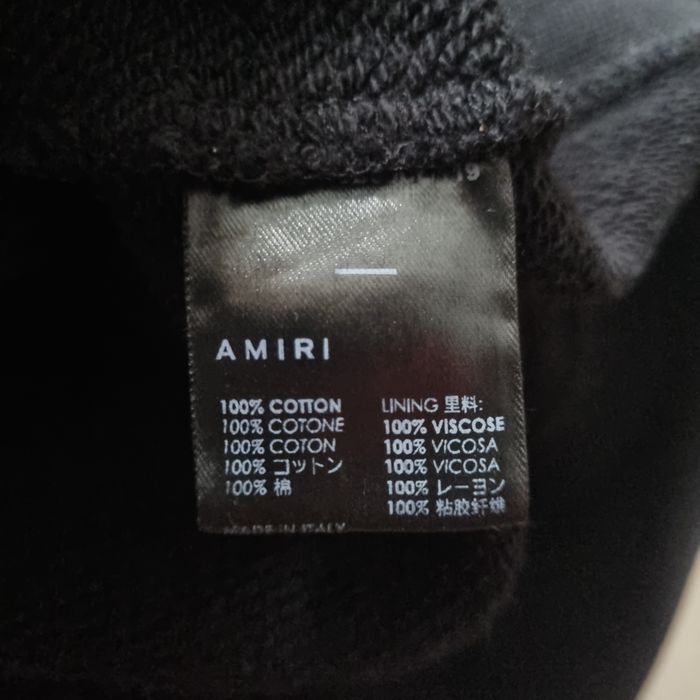 Amiri Script Pegasus Hoodie Black